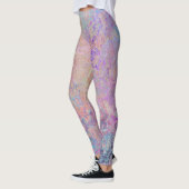 Pastel Rainbow Krawatte-Dye, Frühjahr Sommer Leggings (Links)