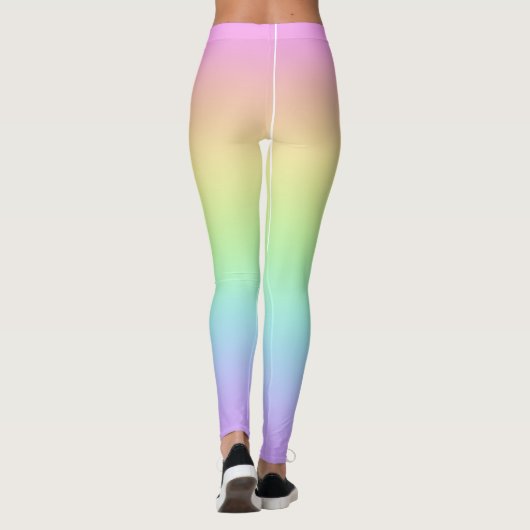 Pastel Rainbow Leggings (Rückseite)