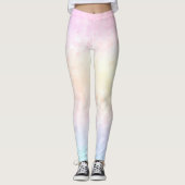 Pastel Rainbow Leggings (Vorderseite)