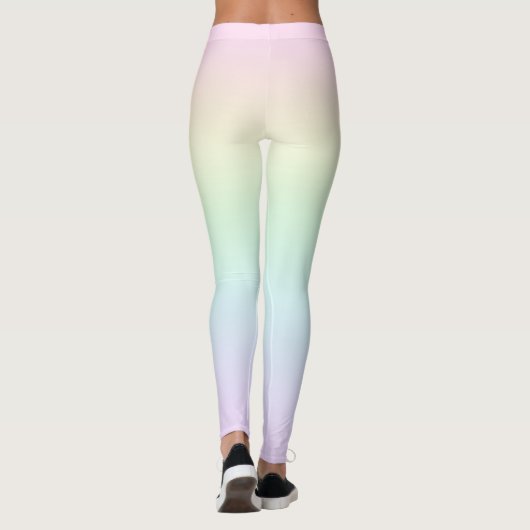 Pastel Rainbow Leggings (Rückseite)