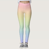 Pastel Rainbow Leggings (Vorderseite)