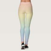 Pastel Rainbow  Leggings (Rückseite)