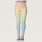 Pastel Rainbow  Leggings (Vorderseite)