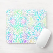 Pastel Rainbow Leopard Muster Mousepad (Mit Mouse)