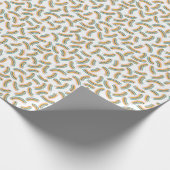 Pastel Rainbow Lines: Vintag nahtlos Geschenkpapier (Ecke)