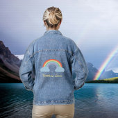 Pastel Rainbow Lover Jeansjacke