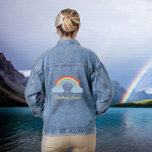 Pastel Rainbow Lover Jeansjacke