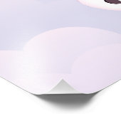 Pastel Rainbow Magical Unicorn Welcome Sign Fotodruck (Ecke)