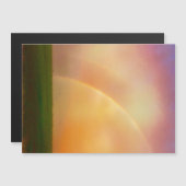 Pastel Rainbow Magnetkarte (Vorne/Hinten)