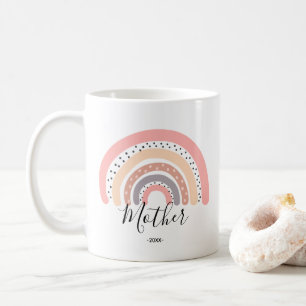 Pastel Rainbow Mama Niedliche Kaffee Tasse