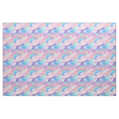 Pastel-Rainbow-Marmor mit Gold Glitzer Stoff (Fat Quarter (45,7 x 55,9 cm))