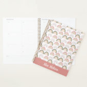 Pastel Rainbow mit Herzmuster Phantastischer Lehre Planer (Anzeige)