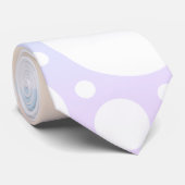 Pastel Rainbow mit Polka Dots Neck Tie Krawatte (Gerollt)