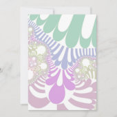 Pastel Rainbow Mod Einladung (Vorderseite)