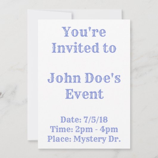 Pastel Rainbow Mod Einladung (Rückseite)