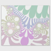 Pastel Rainbow Mod Geschenkpapier (Flach)