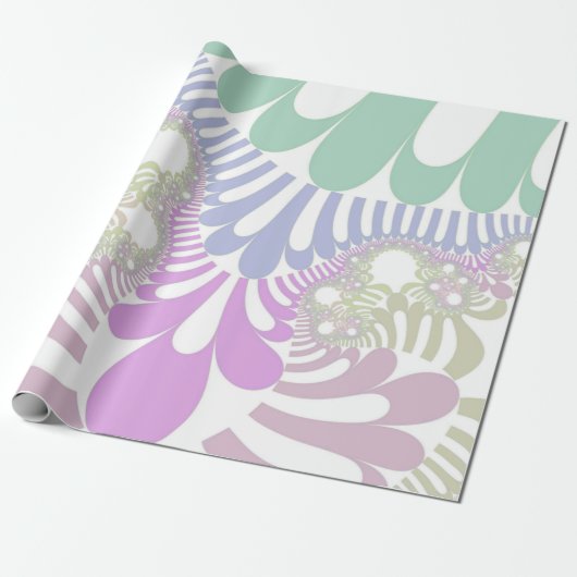 Pastel Rainbow Mod Geschenkpapier (Ungerollt)