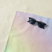Pastel Rainbow Namaste Design Strandtuch (Beispiel)