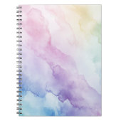 Pastel Rainbow-Notebook Notizblock (Vorderseite)
