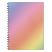 Pastel Rainbow Notebook Notizblock (Vorderseite)