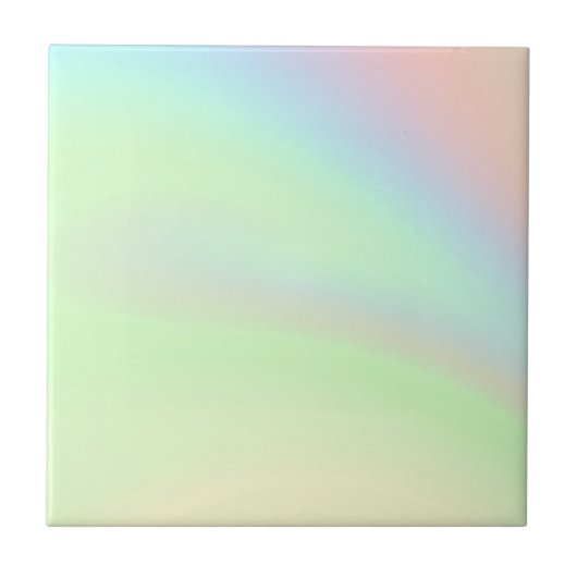Pastel Rainbow of Color Fliese (Vorderseite)