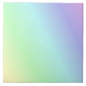 Pastel Rainbow of color, Fliese (Vorderseite)