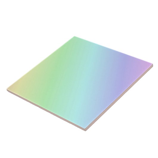 Pastel Rainbow of color, Fliese (Seite)