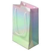 Pastel Rainbow of Color Kleine Geschenktüte (Vorderseite Schrägansicht)