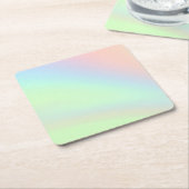 Pastel Rainbow of Color Rechteckiger Pappuntersetzer (angewinkelt)