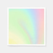 Pastel Rainbow of Color Serviette (Vorderseite)