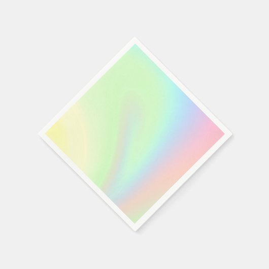 Pastel Rainbow of Color Serviette (Ecke)