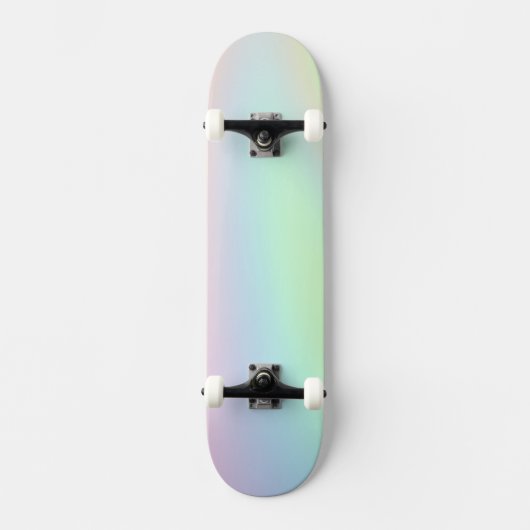 Pastel Rainbow of Color Skateboard (Vorderseite)
