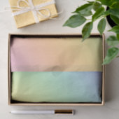 Pastel Rainbow Ombre Gradient Blur Abstract Design Seidenpapier (Geschenk)