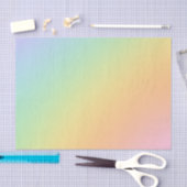 Pastel Rainbow Ombre Gradient Blur Abstract Design Seidenpapier (Handwerk)