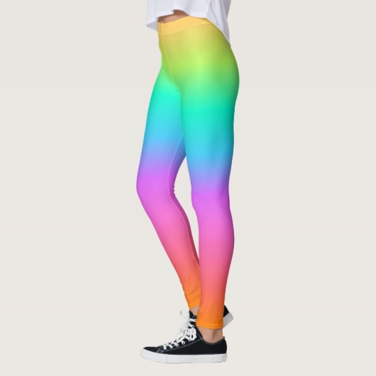 Pastel Rainbow Ombre Gradient Leggings (Links)