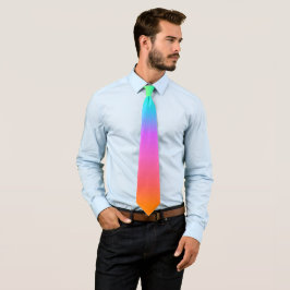 Pastel Rainbow Ombre Gradient Pride Krawatte