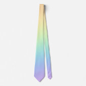 Pastel Rainbow Ombre Krawatte (Vorderseite)