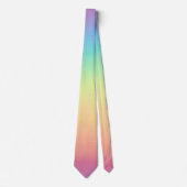 Pastel Rainbow Ombre Krawatte (Vorderseite)