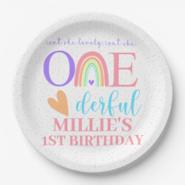 Pastel Rainbow Paper Teller & Bowls