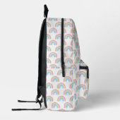 Pastel Rainbow Pattern Bedruckter Rucksack (Links)