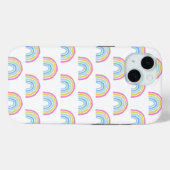 Pastel Rainbow Pattern Case-Mate iPhone Hülle (Rückseite (Horizontal))