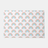 Pastel Rainbow Pattern Fußmatte (Vorderseite)