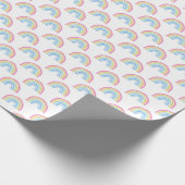 Pastel Rainbow Pattern Geschenkpapier (Ecke)