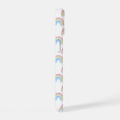 Pastel Rainbow Pattern iPhone 15 Hülle (Rechte Seite)