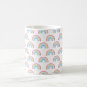 Pastel Rainbow Pattern Kaffeetasse (Mittel)