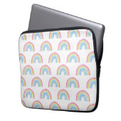 Pastel Rainbow Pattern Laptopschutzhülle (Vorderseite Links)