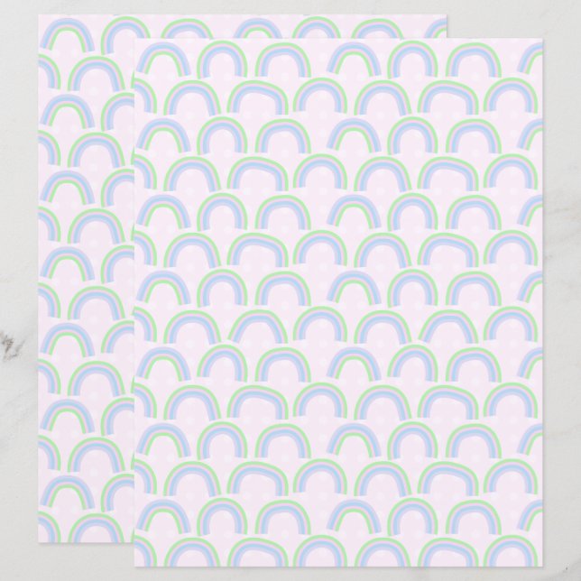 Pastel Rainbow Pink (Vorne/Hinten)