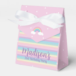 Pastel Rainbow Pink Mini Favor Box Geschenkschachtel