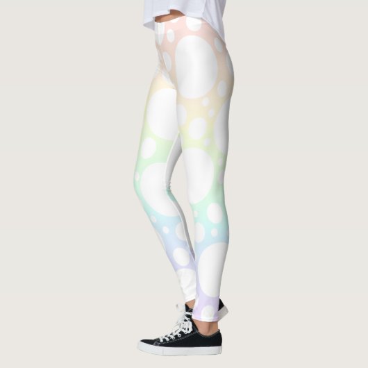 Pastel Rainbow Polka Dot Leggings (Links)