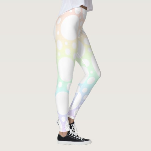 Pastel Rainbow Polka Dot Leggings (Rechts)